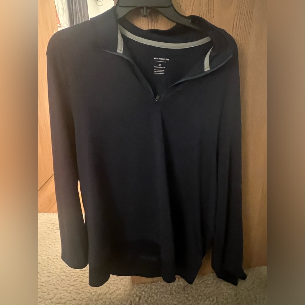 Navy Blue Van Heusen 1/4 Zip